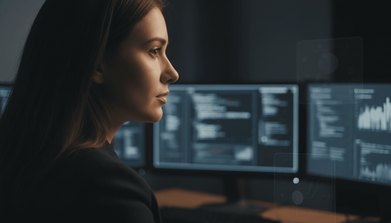 Trader making deliberate execution decision